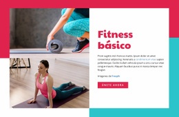 Fitness Básico: Página De Destino Para Cualquier Dispositivo