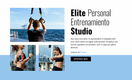 Estudio De Entrenamiento Personal Elite - Plantilla Joomla Profesional Personalizable