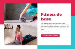 Fitness De Base - Modèle HTML5 Simple