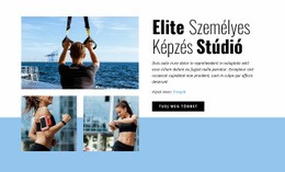 Elite Személyi Edző Stúdió – Professzionális WordPress Téma