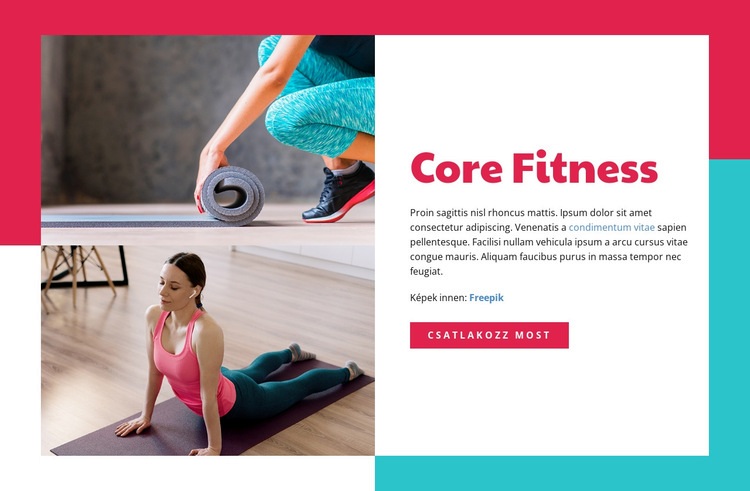 Core Fitness WordPress Téma