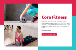 Core Fitness - Modello Di Sito
