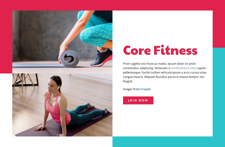 Core Fitness Joomla Page Builder