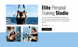 Elite Personal Training Studio - Aanpasbare Professionele Joomla-Sjabloon