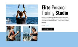 Elite Studio Treningu Personalnego - HTML Template Builder