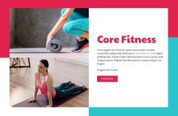 Core Fitness - Inspiração Para O Design Do Site