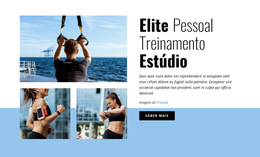 Elite Personal Training Studio - Página De Destino