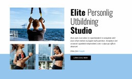 Elite Personal Training Studio - Professionellt WordPress-Tema