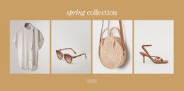 Delicate Colors In The Collection Free CSS Website