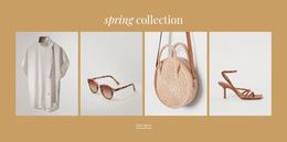 Delicate Colors In The Collection Free CSS Website