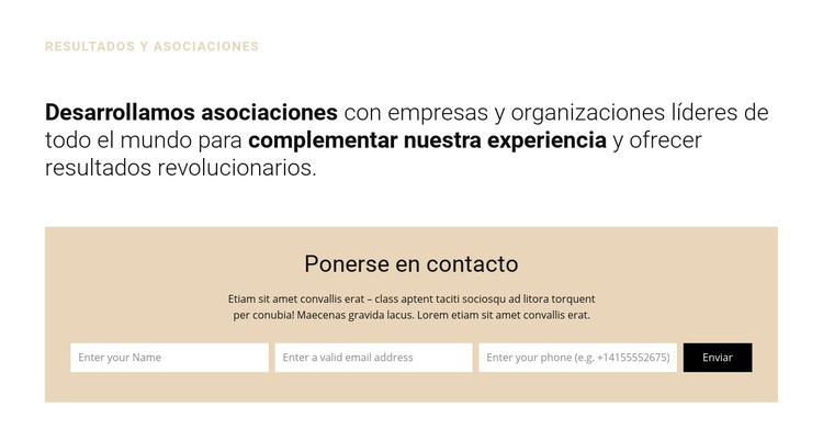 Rumbo y forma Tema de WordPress