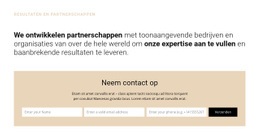 Premium Website-Ontwerp Voor Rubriek En Vorm