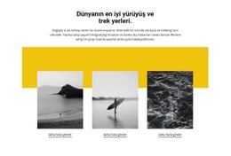 Dünyanın En Iyi Yerleri - Herhangi Bir Cihaz Için Bir Sayfa Şablonu