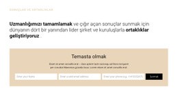 Başlık Ve Form Için Premium Web Sitesi Tasarımı
