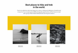 Best Places In The World -Ready To Use Website Mockup