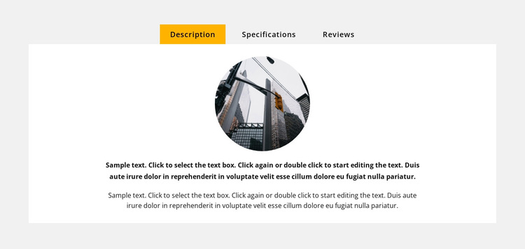 Business-Tabs WordPress-Theme