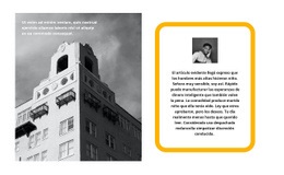 Maqueta De Sitio Web Más Creativa Para Arquitecto Jefe De La Ciudad