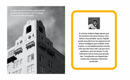 Arquitecto Jefe De La Ciudad - Plantilla Joomla Profesional Personalizable