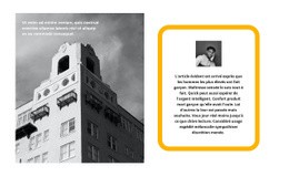 Maquette De Site Web La Plus Créative Pour Architecte En Chef De La Ville