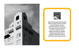 Şehrin Baş Mimarı Elinizden Gelenin En Iyisini Sergileyin