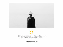 Travel Quote - Awesome Website Mockup