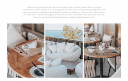 Joomla-Template Für Café-Interieur