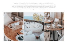 Café-Interieur - Kostenloses Website-Design