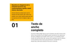 Texto En Diferentes Bloques - HTML Builder