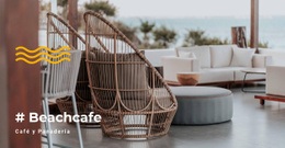 Impresionante Diseño De Sitio Web Para Café De La Playa