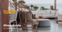 Superbe Conception De Site Web Pour Café De Plage