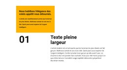 Texte Dans Différents Blocs - Conception Professionnelle Personnalisable