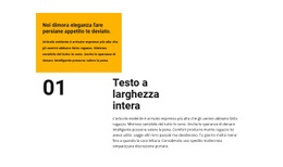 Testo In Blocchi Diversi - Design Professionale Personalizzabile