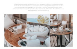 Interior Do Café - Builder HTML