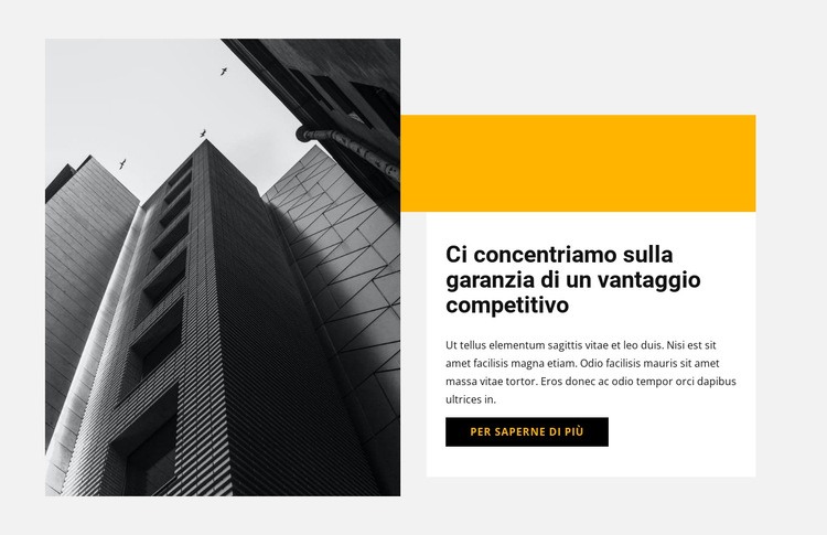 Architetti alti Modelli di Website Builder