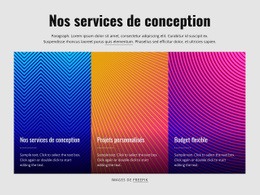 Nos Prestations De Conception - HTML Designer