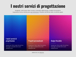 I Nostri Servizi Di Progettazione - Modello HTML5 Multiuso Creativo