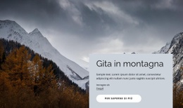 Gita In Montagna - Modello Di Una Pagina