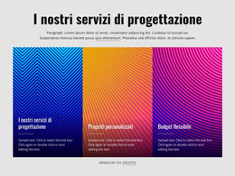 I Nostri Servizi Di Progettazione - Tema WordPress Personalizzato