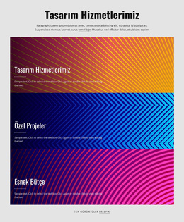 Özel Projeler - Kullanımı Kolay WordPress Teması