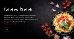 Olasz Tésztaételek - Funkcionalitás Tervezés