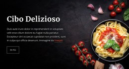 Piatti Di Pasta Italiana Modello CSS Semplice