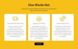 Stapsgewijs Proces - Gratis HTML-Sjabloon