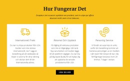 Steg-För-Steg-Process - Gratis HTML-Mall