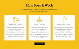 Multipurpose Landing Page For Step-By-Step Proces
