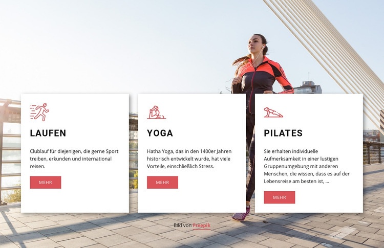 Personalisierte Workouts HTML Website Builder