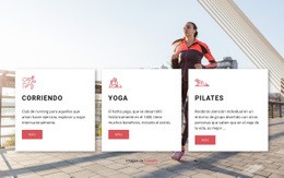 Maqueta De Sitio Web Gratuita Para Entrenamientos Personalizados