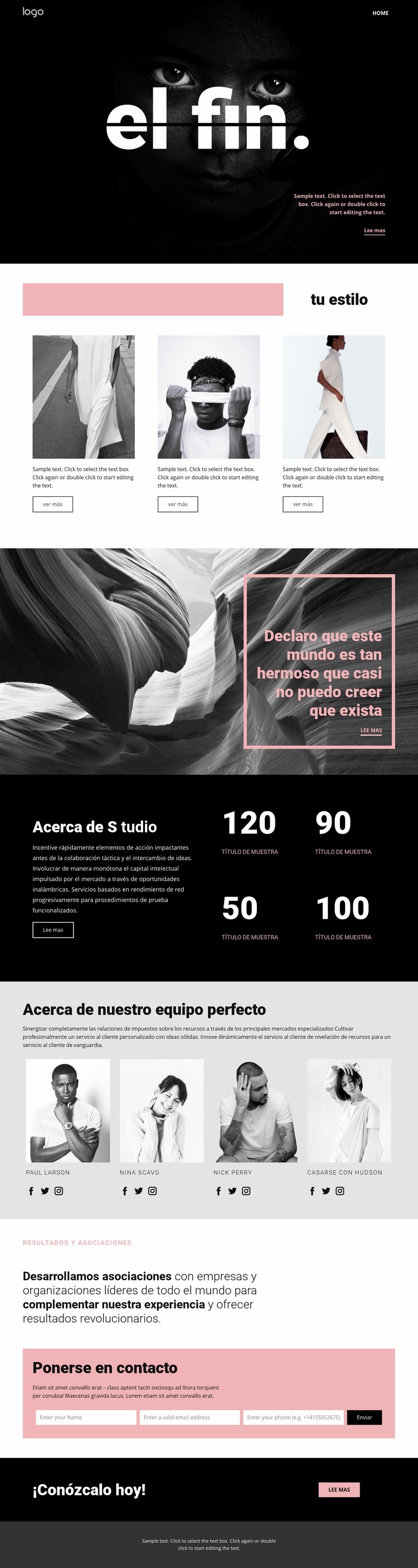 Perfeccionando estilos de arte Creador de sitios web HTML