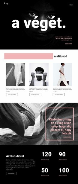 A Művészeti Stílusok Tökéletesítése Sablon