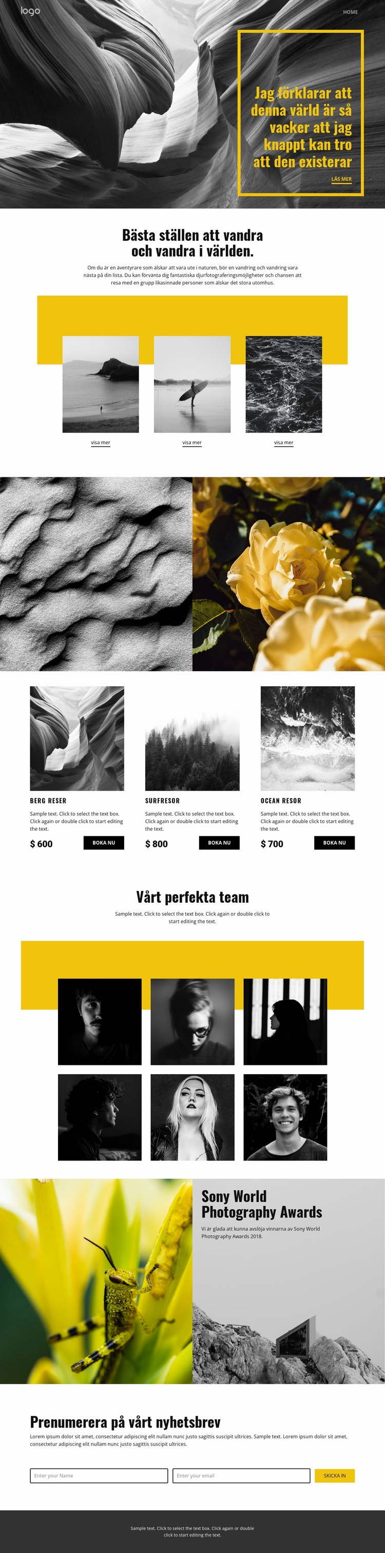 Bästa världens platser för resor WordPress -tema