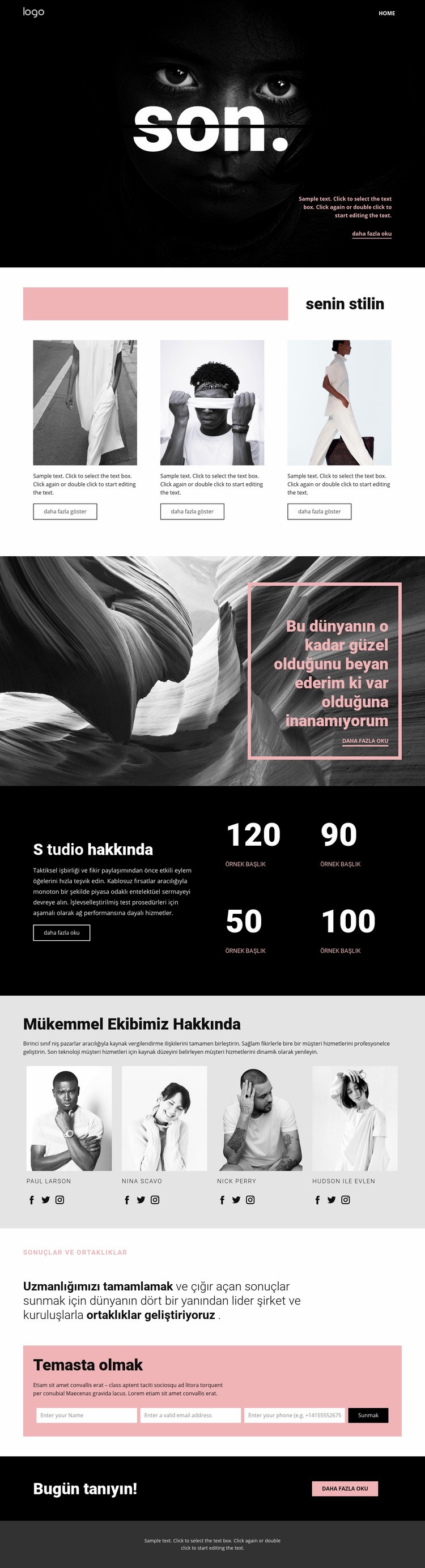 Sanat stillerini mükemmelleştirmek Web Sitesi Oluşturucu Şablonları